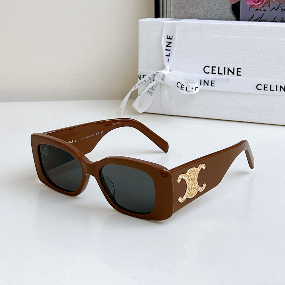 CELINE TRIOMPHE SUNGLASSES CL40288 IN ACETATE