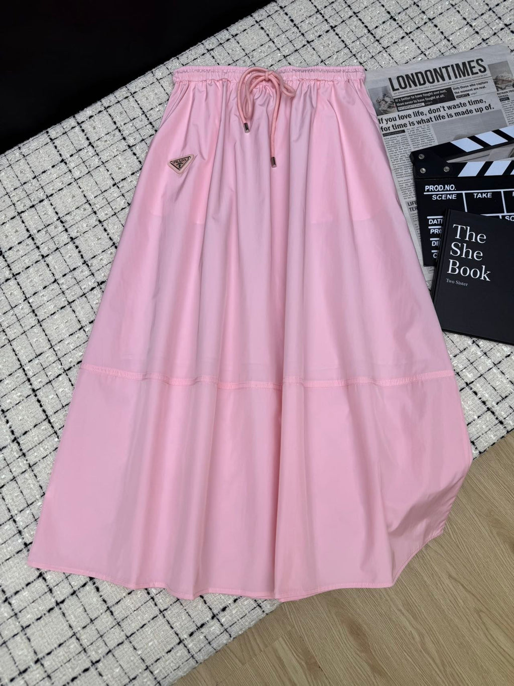 PRADA TOP AND SKIRT SET STYLE 90