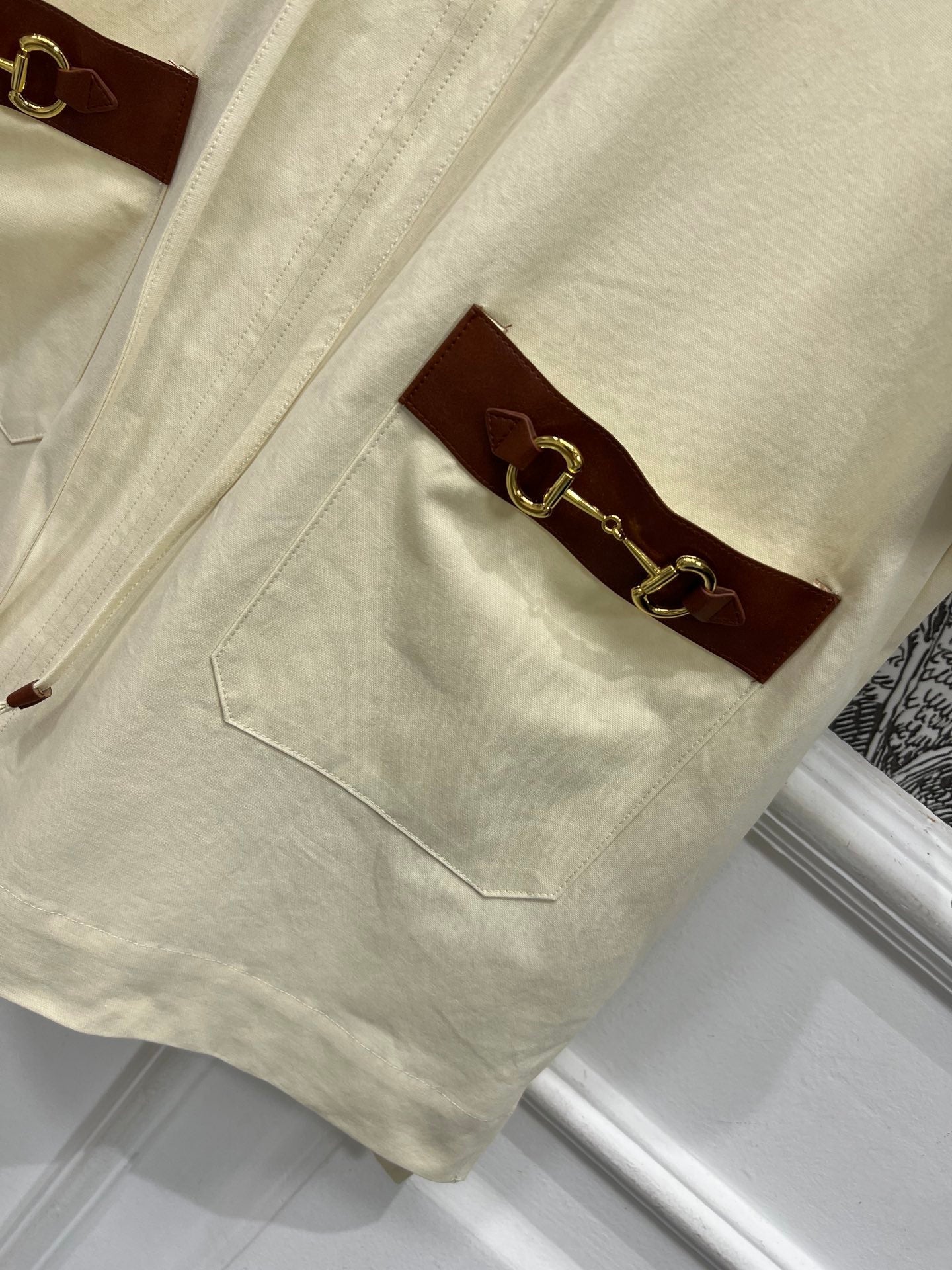 GUCCI 25S NEW STYLE SHORT SLEEVE LAPEL DRESS 262936