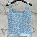 PRADA FEND 25S JACQUARD KNIT VEST 264229