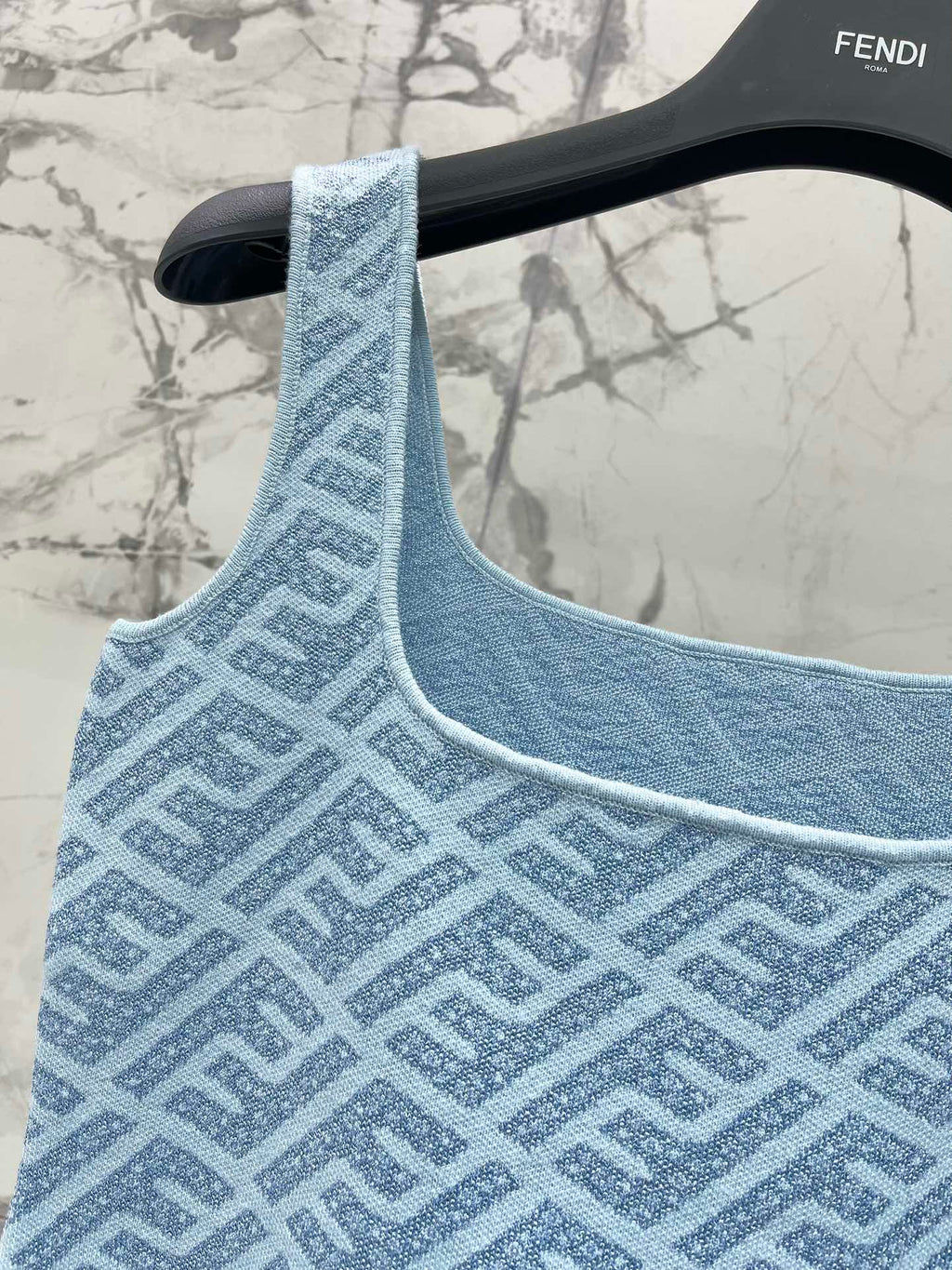 PRADA FEND 25S JACQUARD KNIT VEST 264229