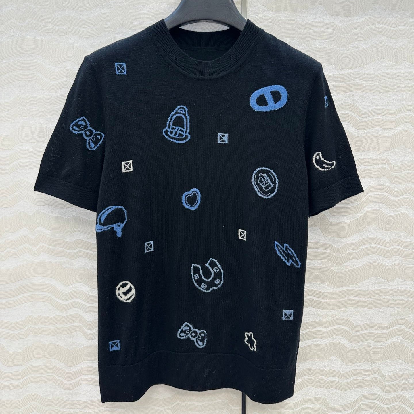 HERMES HERMES SHORT SLEEVE JACQUARD T-SHIRT 276209