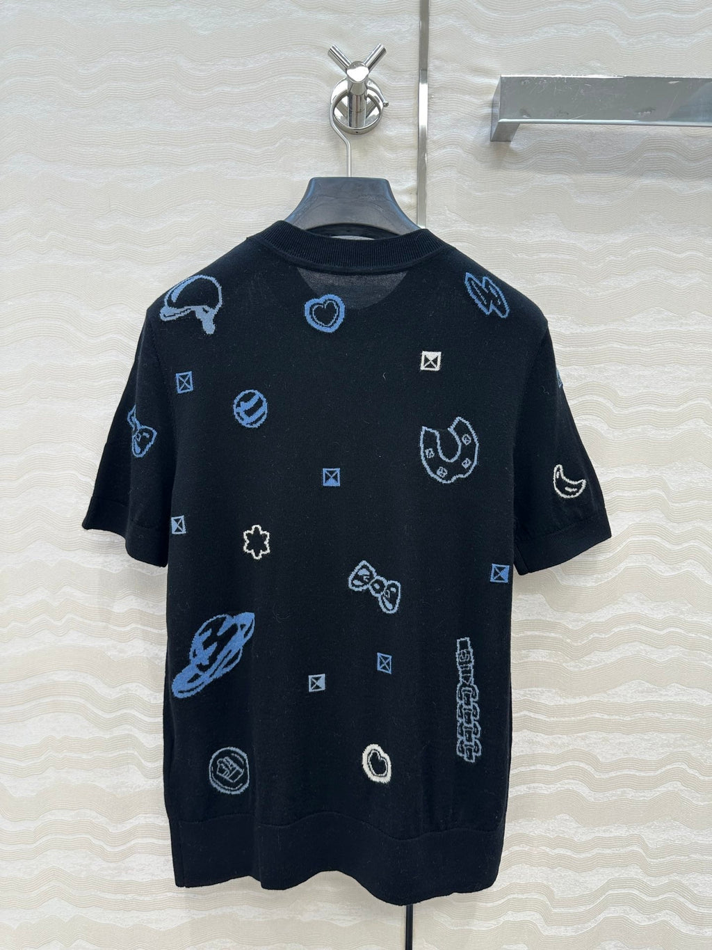 HERMES HERMES SHORT SLEEVE JACQUARD T-SHIRT 276209
