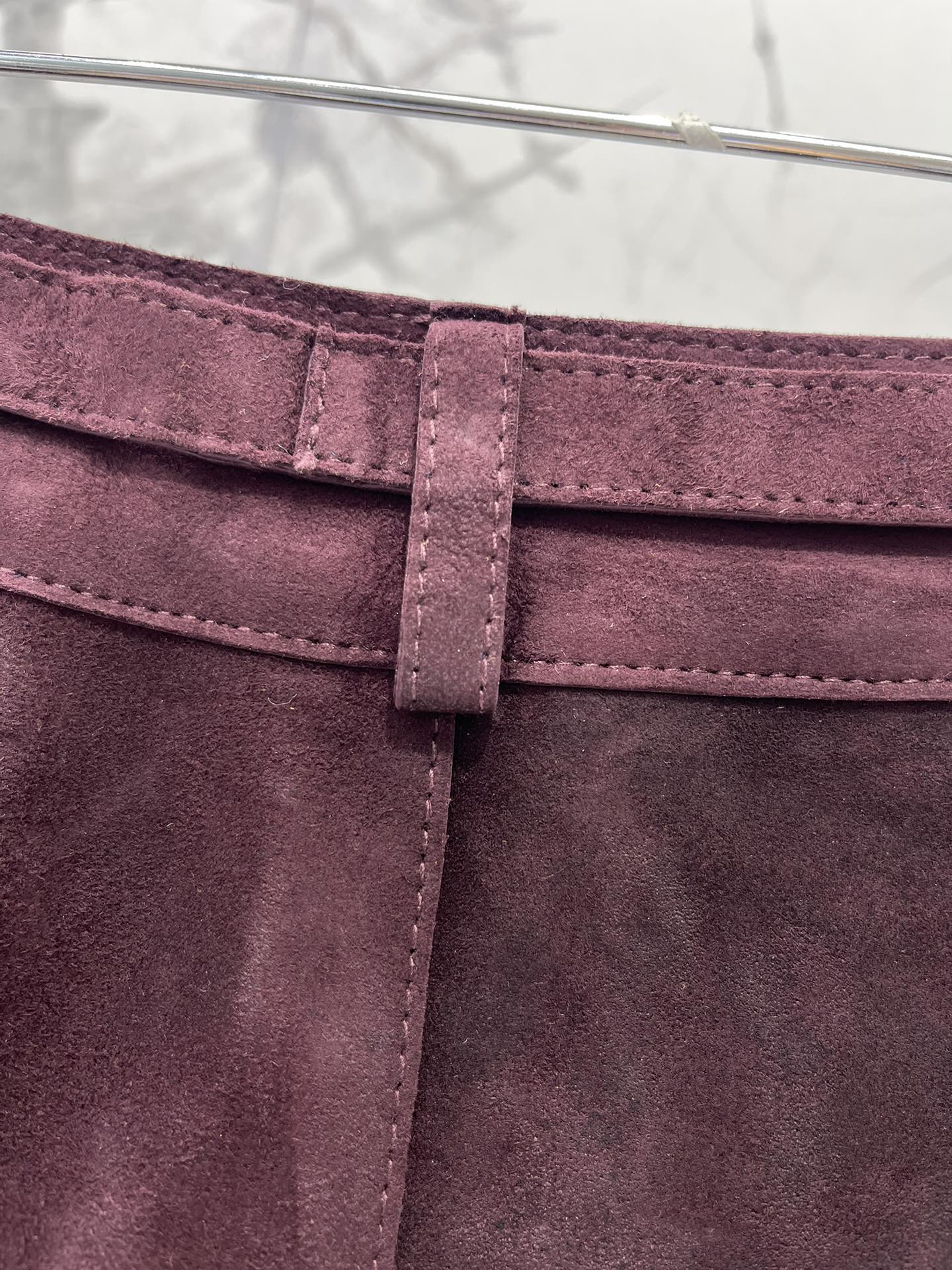 HERMES HERMES 25S SHEEPSKIN SHORTS 176