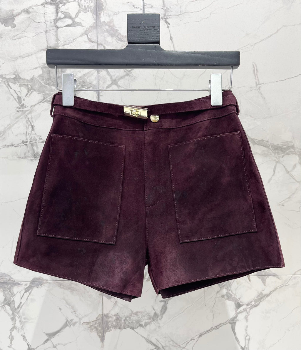 HERMES HERMES 25S SHEEPSKIN SHORTS 176