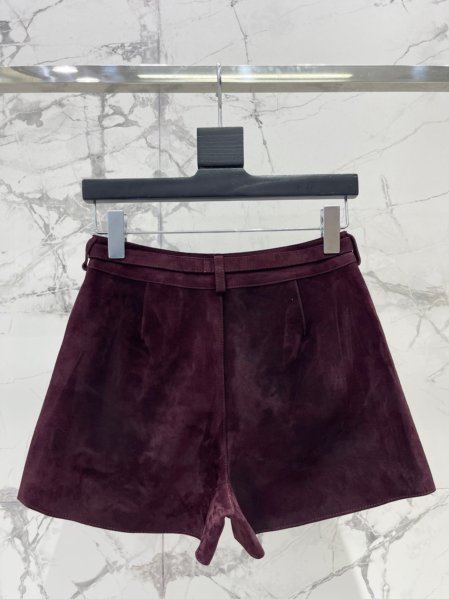 HERMES HERMES 25S SHEEPSKIN SHORTS 176