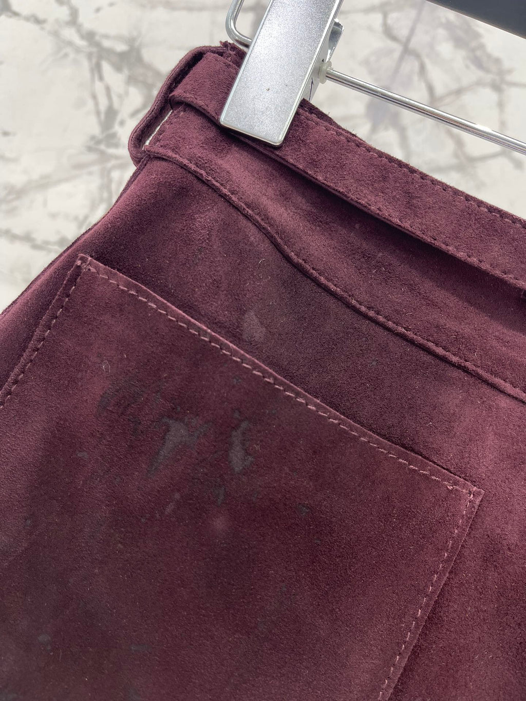 HERMES HERMES 25S SHEEPSKIN SHORTS 176