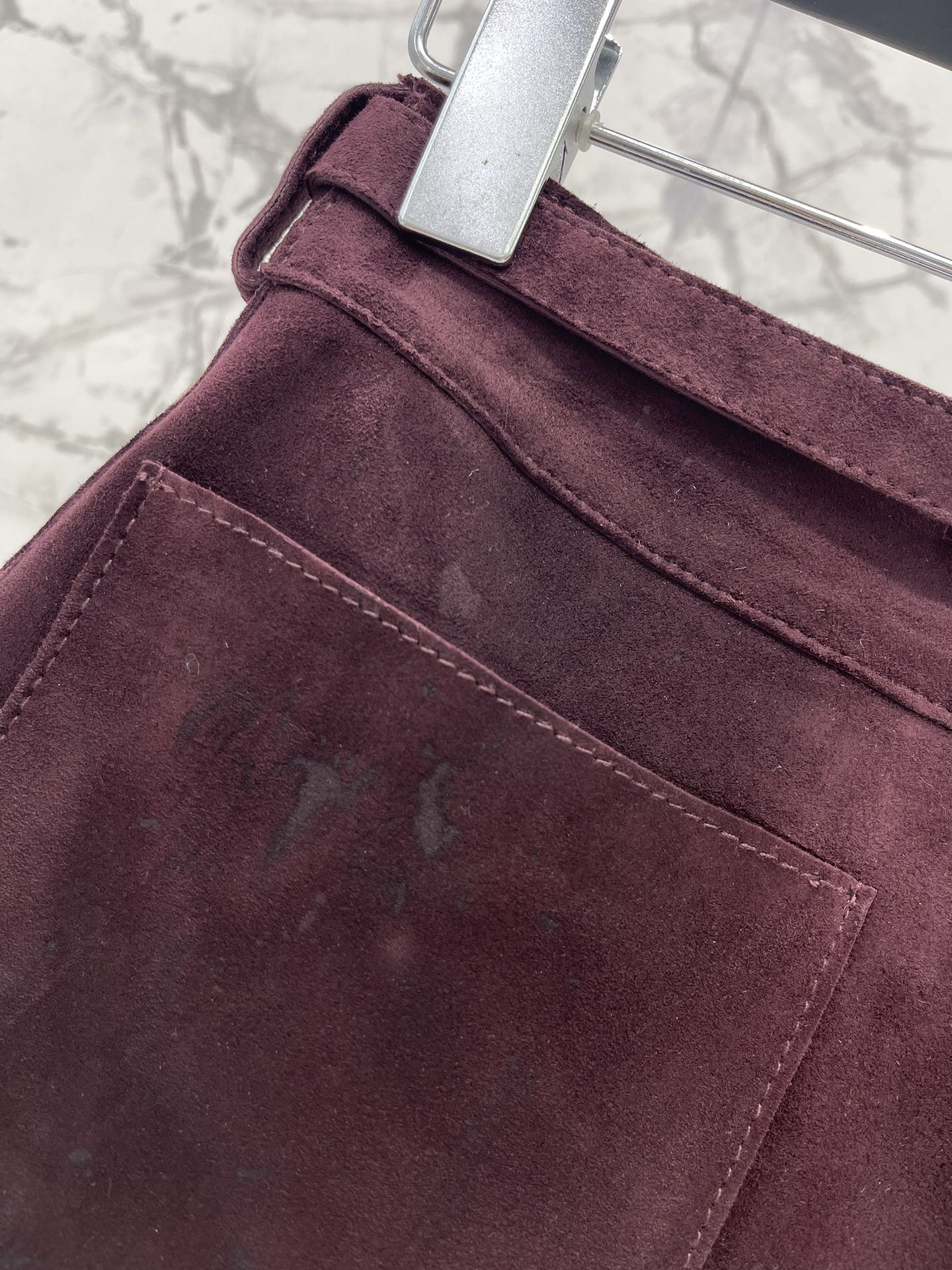 HERMES HERMES 25S SHEEPSKIN SHORTS 176