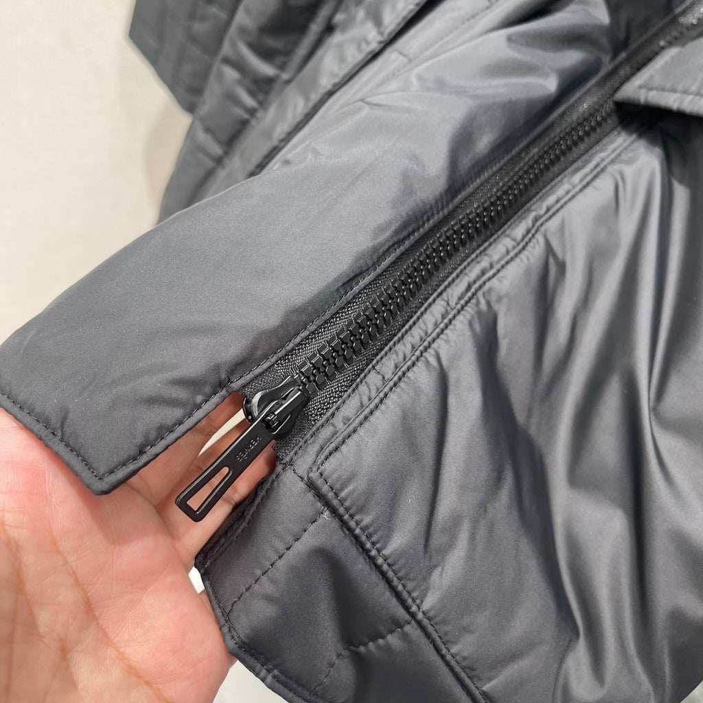 HERMES HERMES 25S LONG COTTON COAT 153
