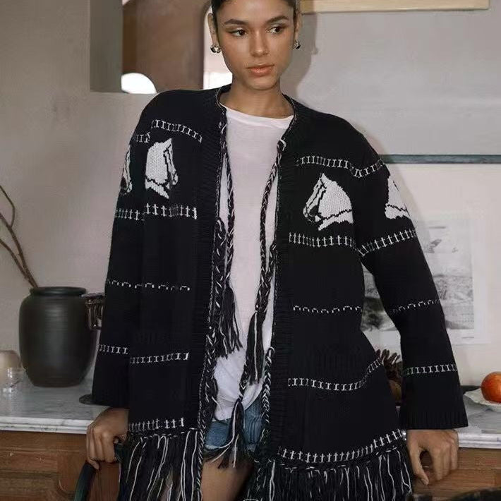 HERMES HERMES 25S KNIT CARDIGAN 164