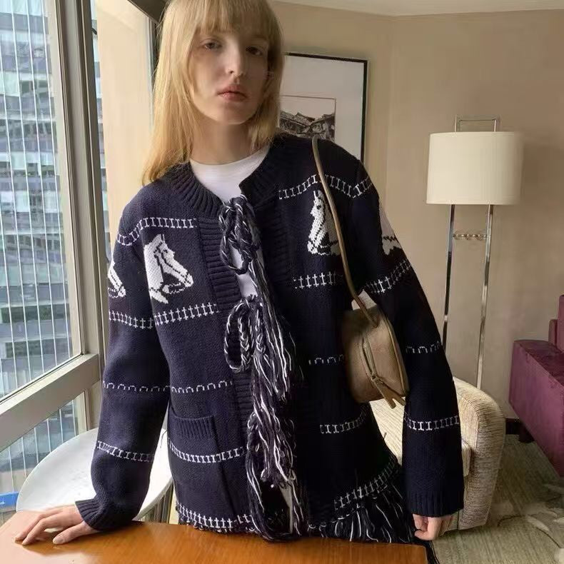 HERMES HERMES 25S KNIT CARDIGAN 164