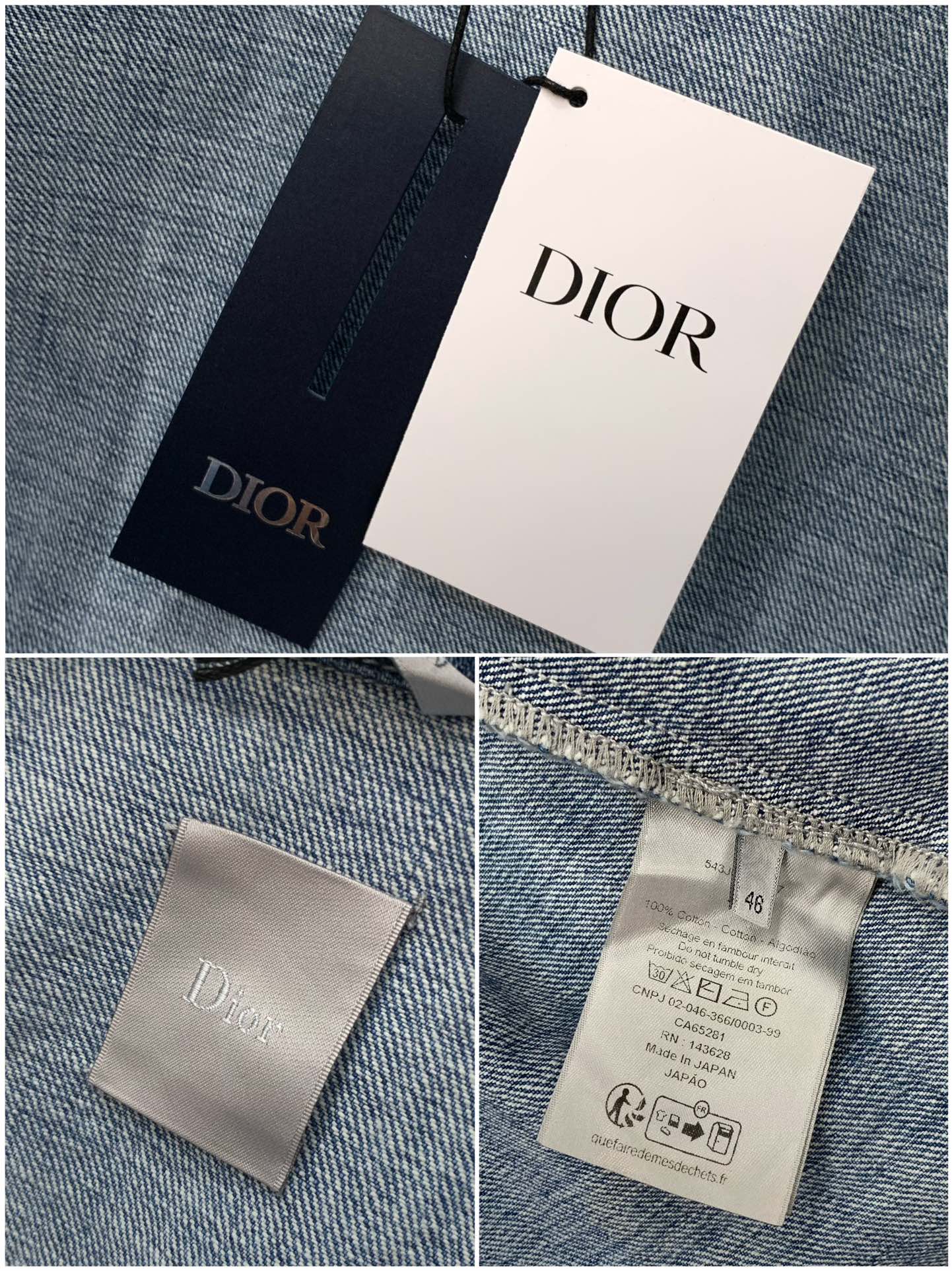 DIOR 25S DENIM JACKET STYLE 351