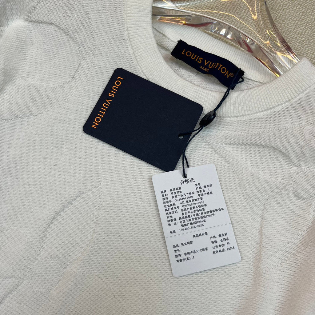LOUIS VUITTON LV 25S SHORT-SLEEVED SWEATER 0053