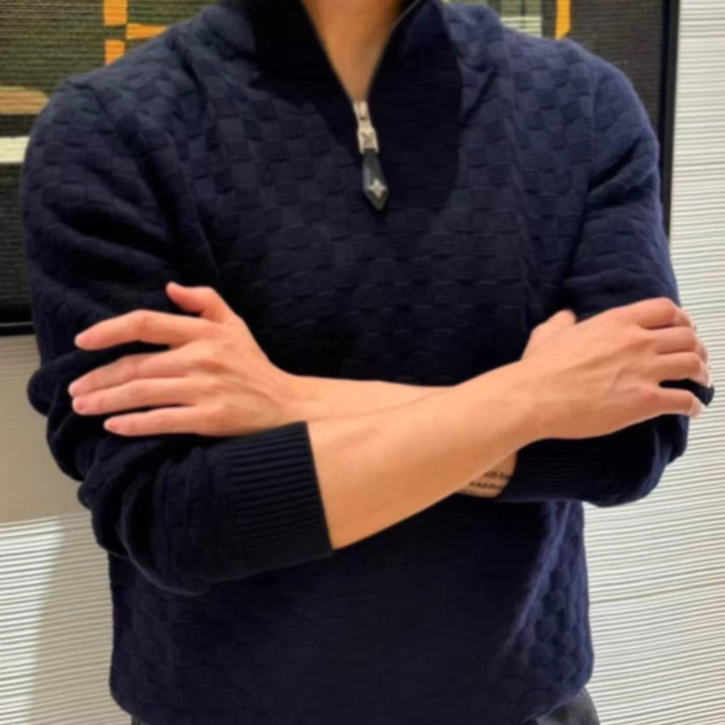 LOUIS VUITTON LV 25S HALF-ZIP SWEATER 0055