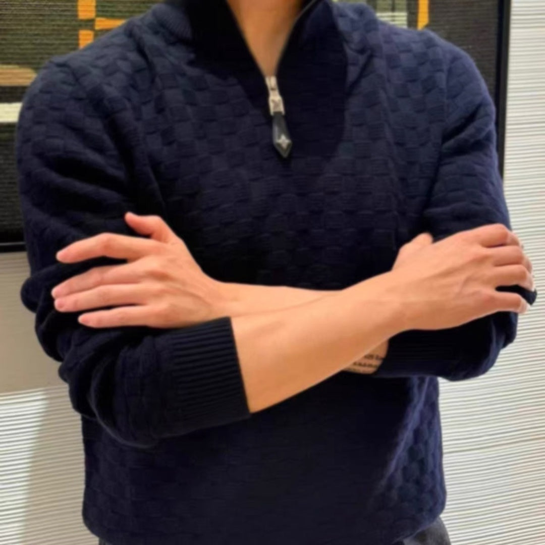 LOUIS VUITTON LV 25S HALF-ZIP SWEATER 0055