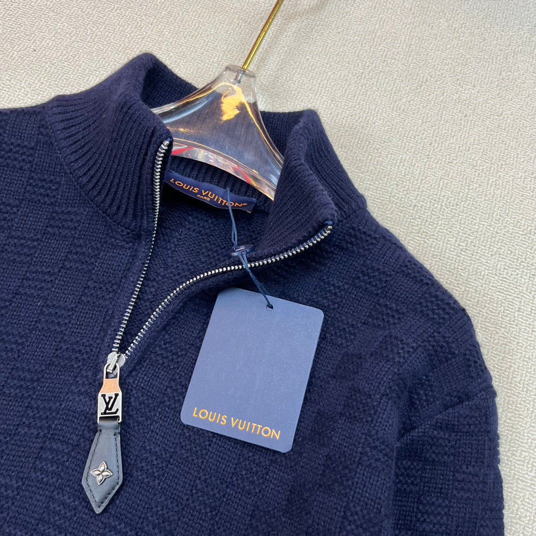 LOUIS VUITTON LV 25S HALF-ZIP SWEATER 0055