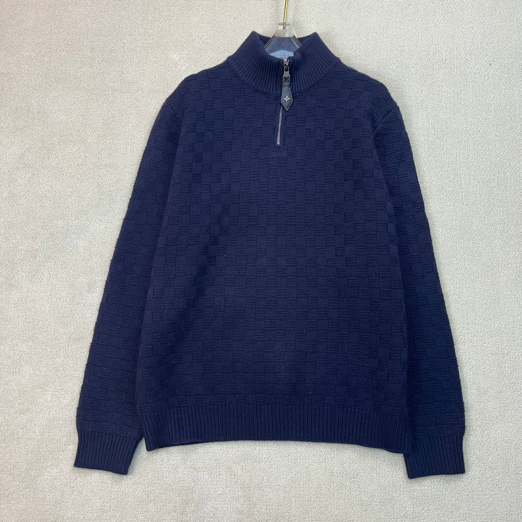 LOUIS VUITTON LV 25S HALF-ZIP SWEATER 0055
