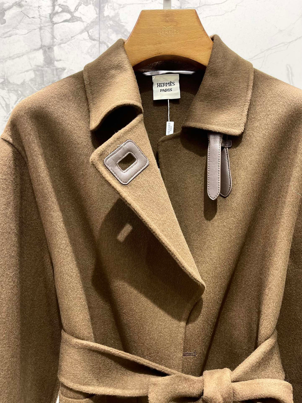HERMES 25S MID-LENGTH CASERE COAT 286