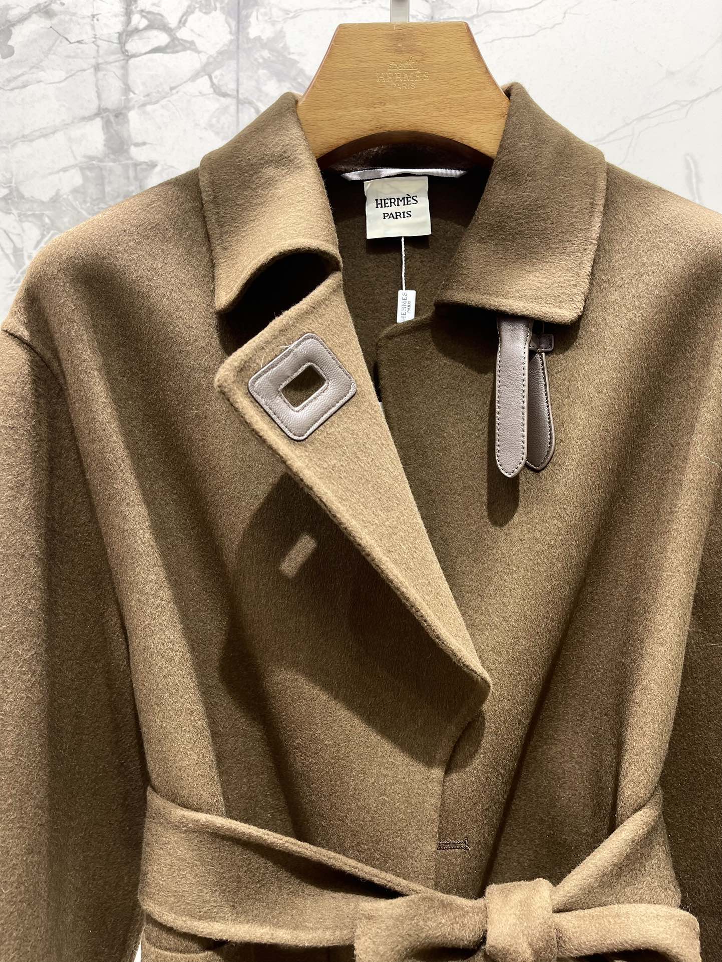 HERMES 25S MID-LENGTH CASERE COAT 286