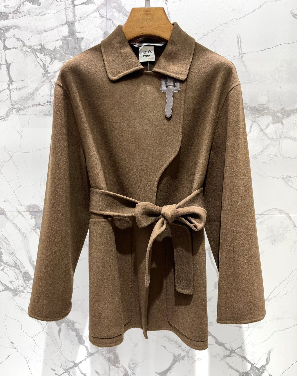HERMES 25S MID-LENGTH CASERE COAT 286