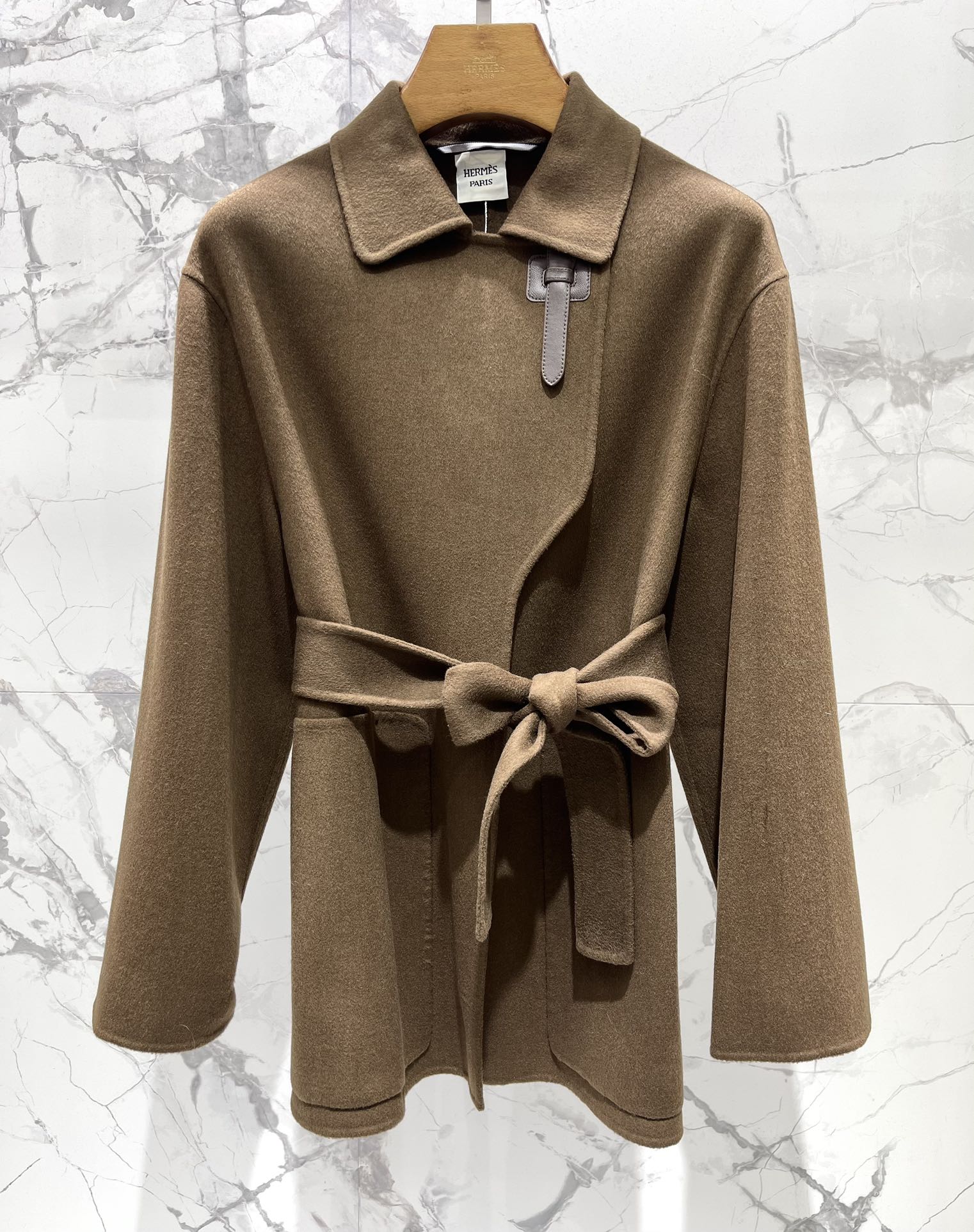 HERMES 25S MID-LENGTH CASERE COAT 286