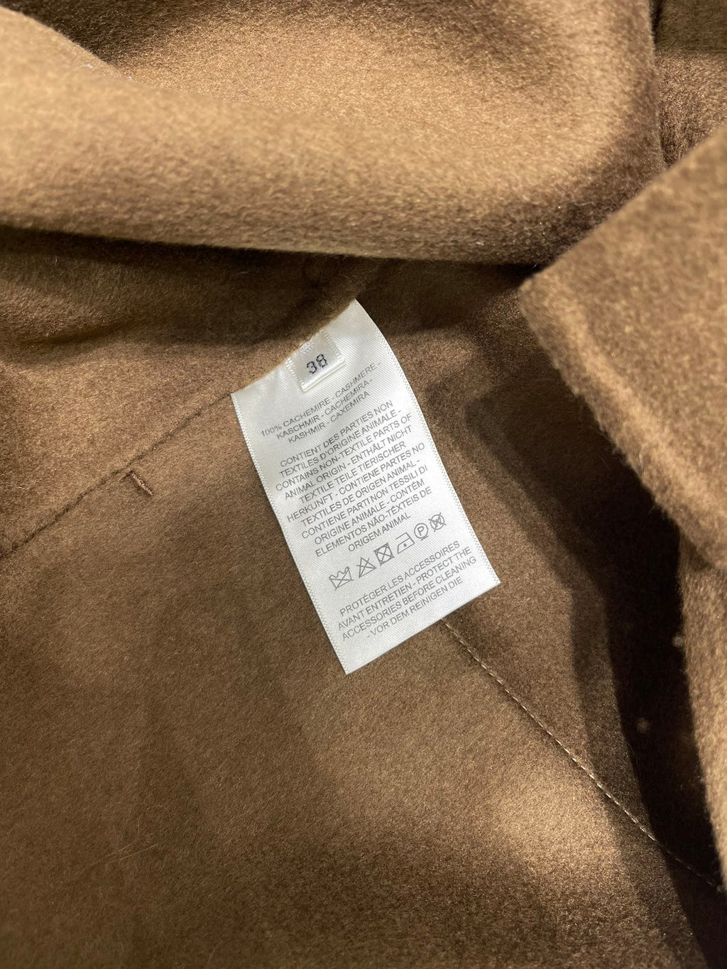 HERMES 25S MID-LENGTH CASERE COAT 286