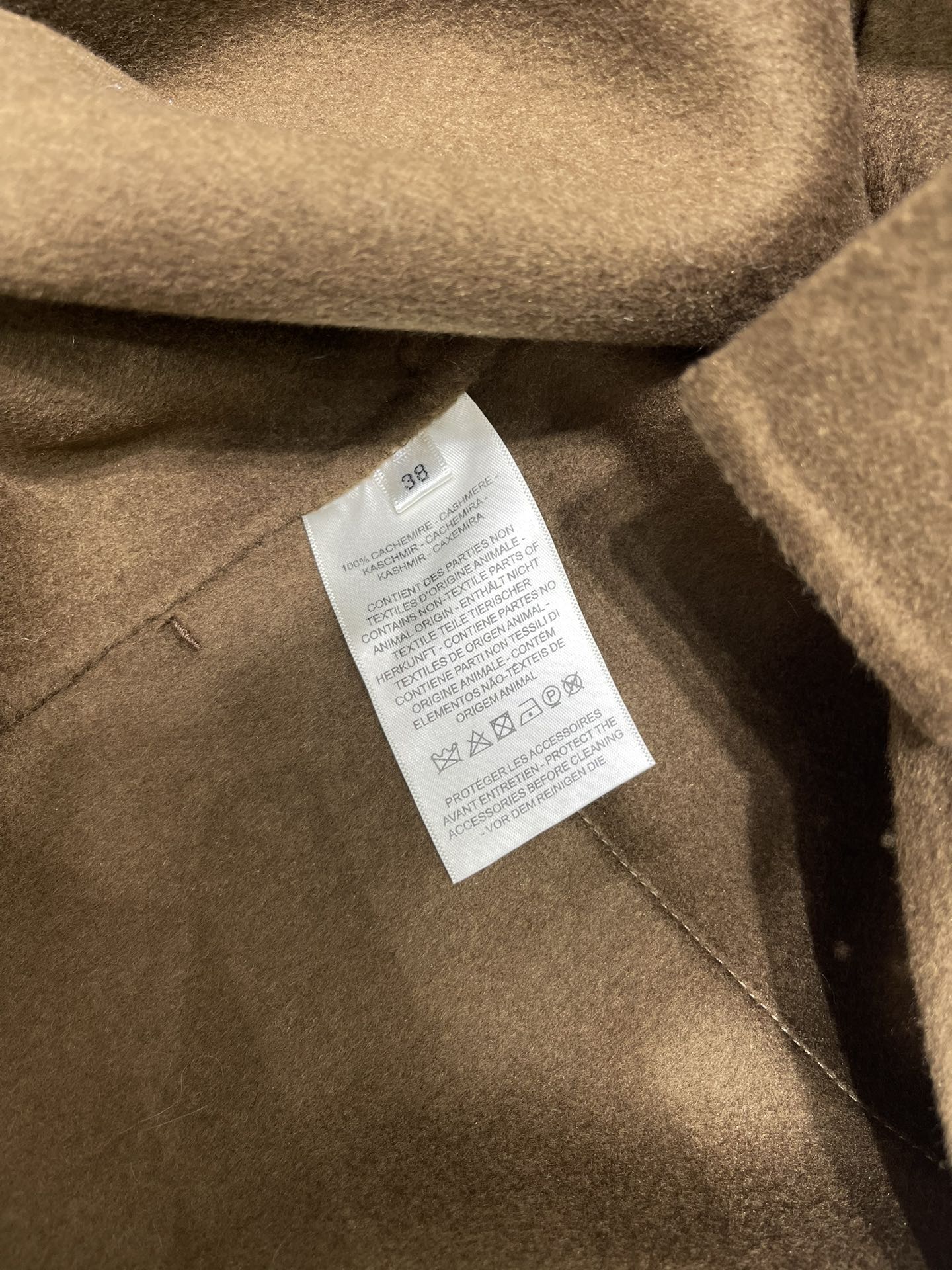 HERMES 25S MID-LENGTH CASERE COAT 286