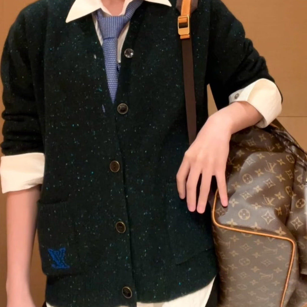 LOUIS VUITTON LV 25S V-NECK CARDIGAN 0103
