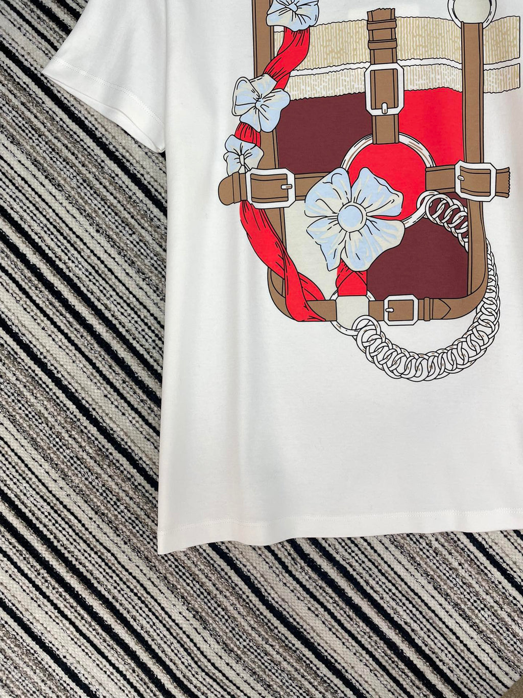 HERMES 25S CREW NECK T-SHIRT 459