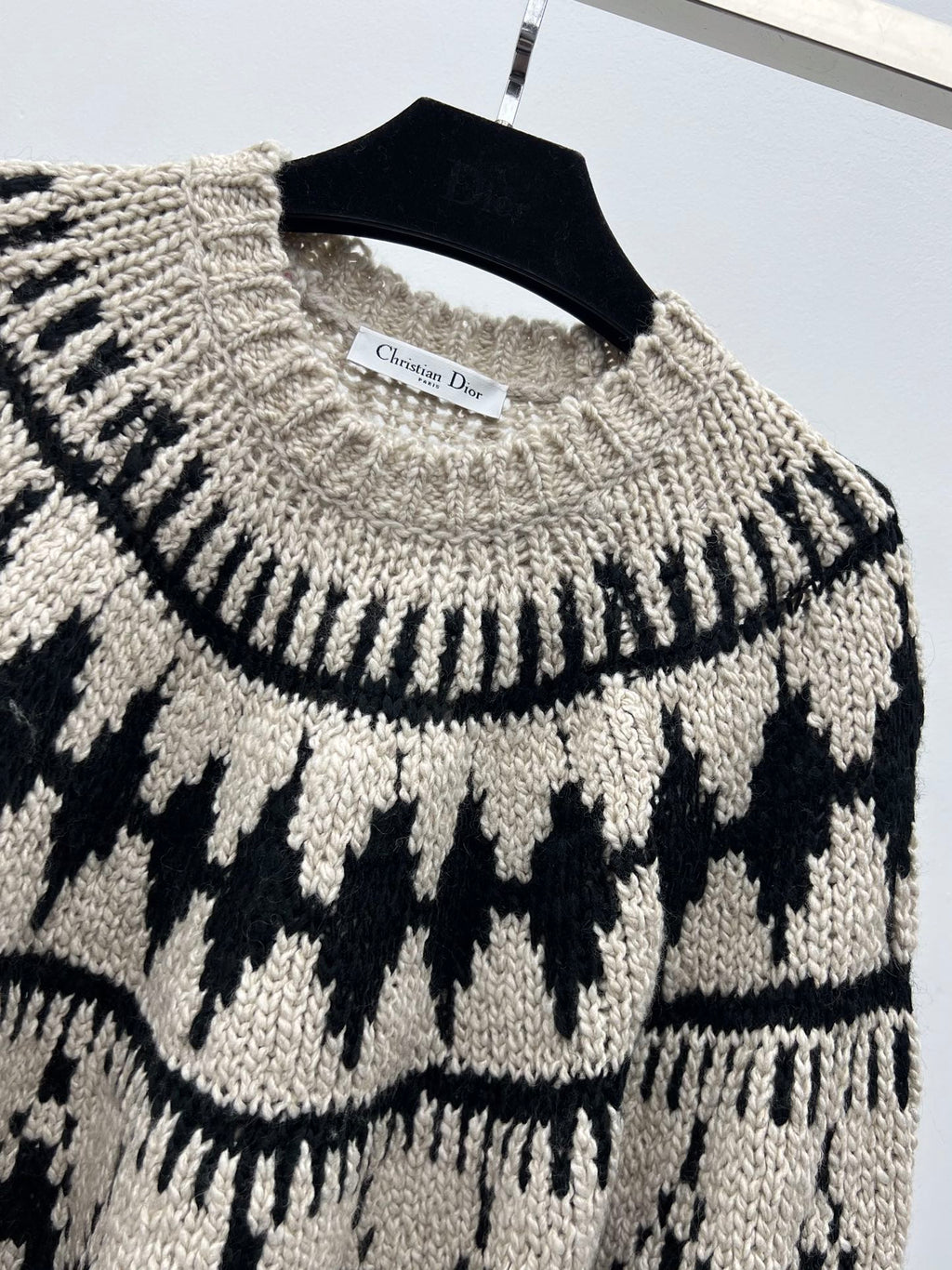 DIOR 25S JACQUARD KNIT SWEATER 668
