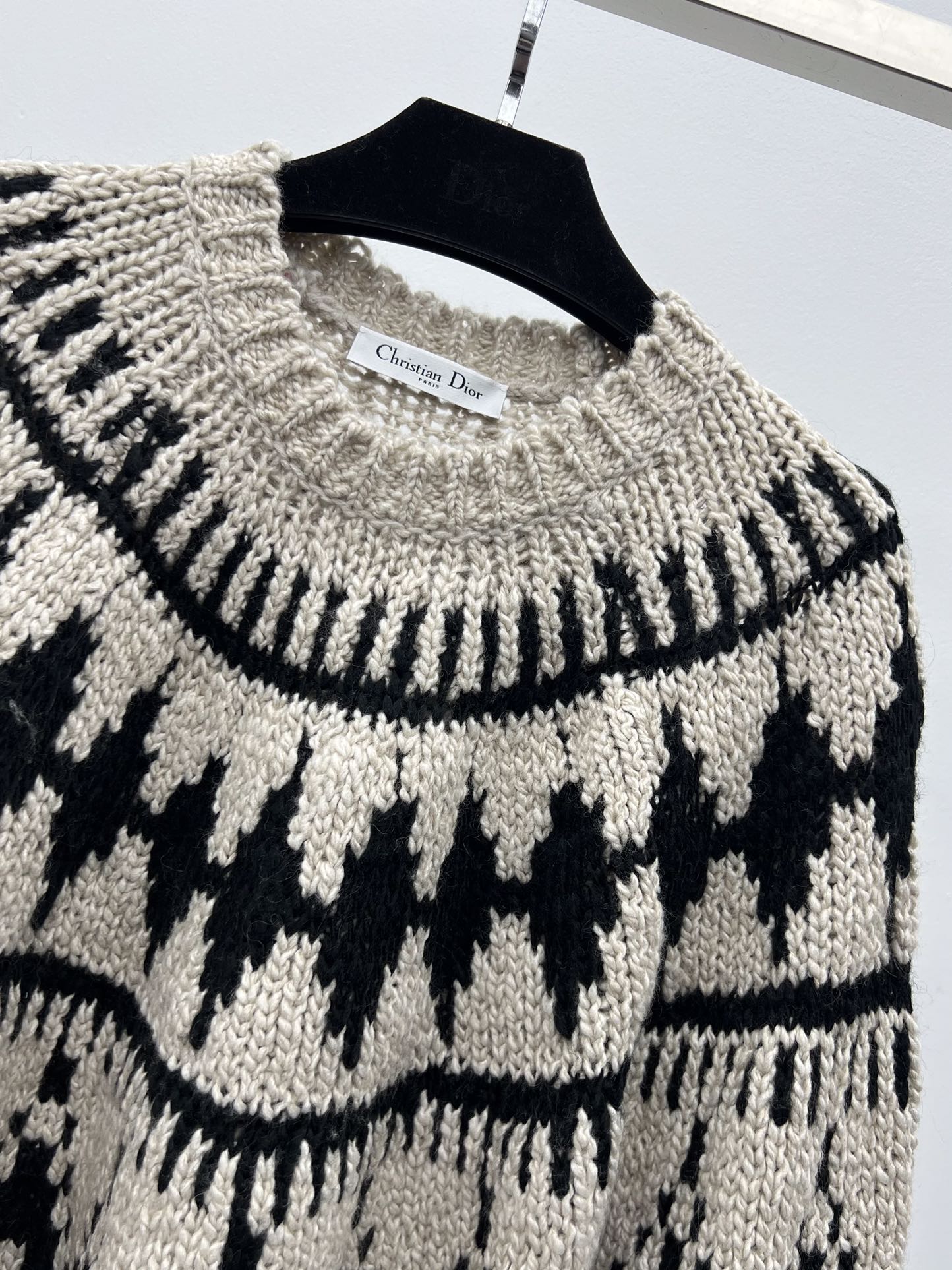 DIOR 25S JACQUARD KNIT SWEATER 668