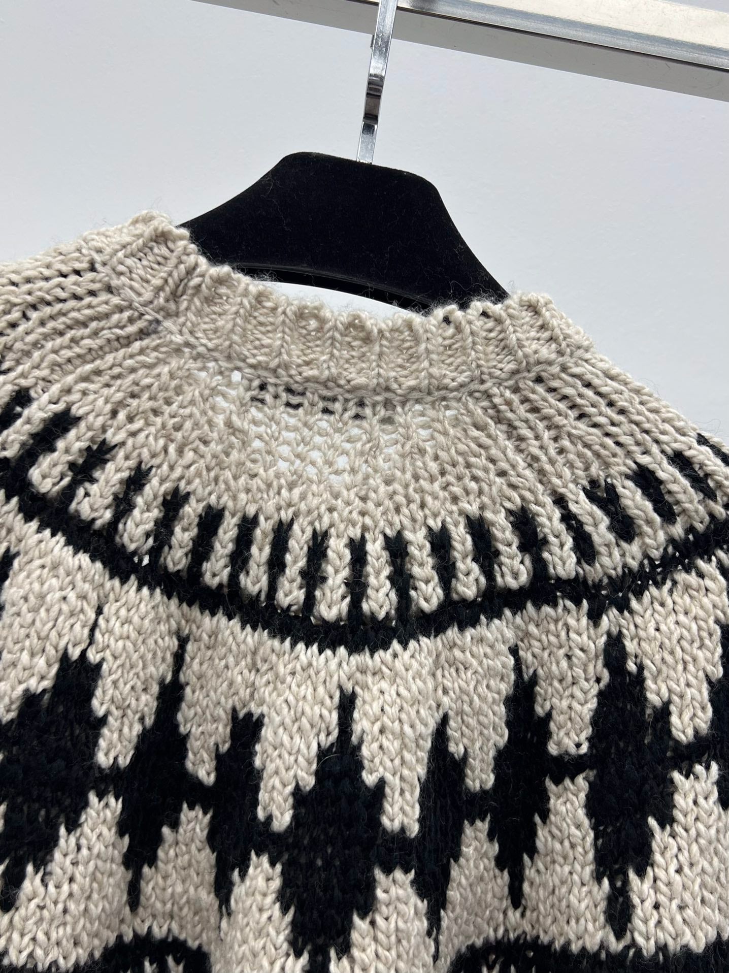 DIOR 25S JACQUARD KNIT SWEATER 668