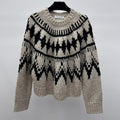 DIOR 25S JACQUARD KNIT SWEATER 668