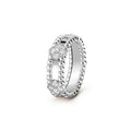 Van Cleef & Arpels PERLEE SILVER DIAMOND RING