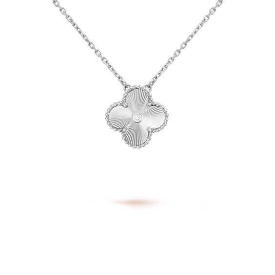 Van Cleef & Arpels CLOVER NECKLACE SILVER