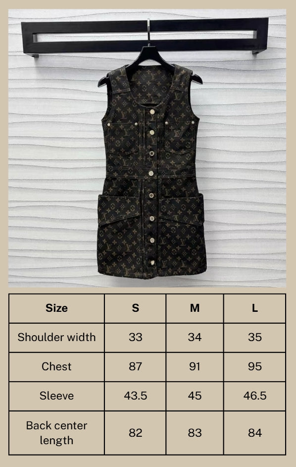 LOUIS VUITTON LV Monogram Denim Set