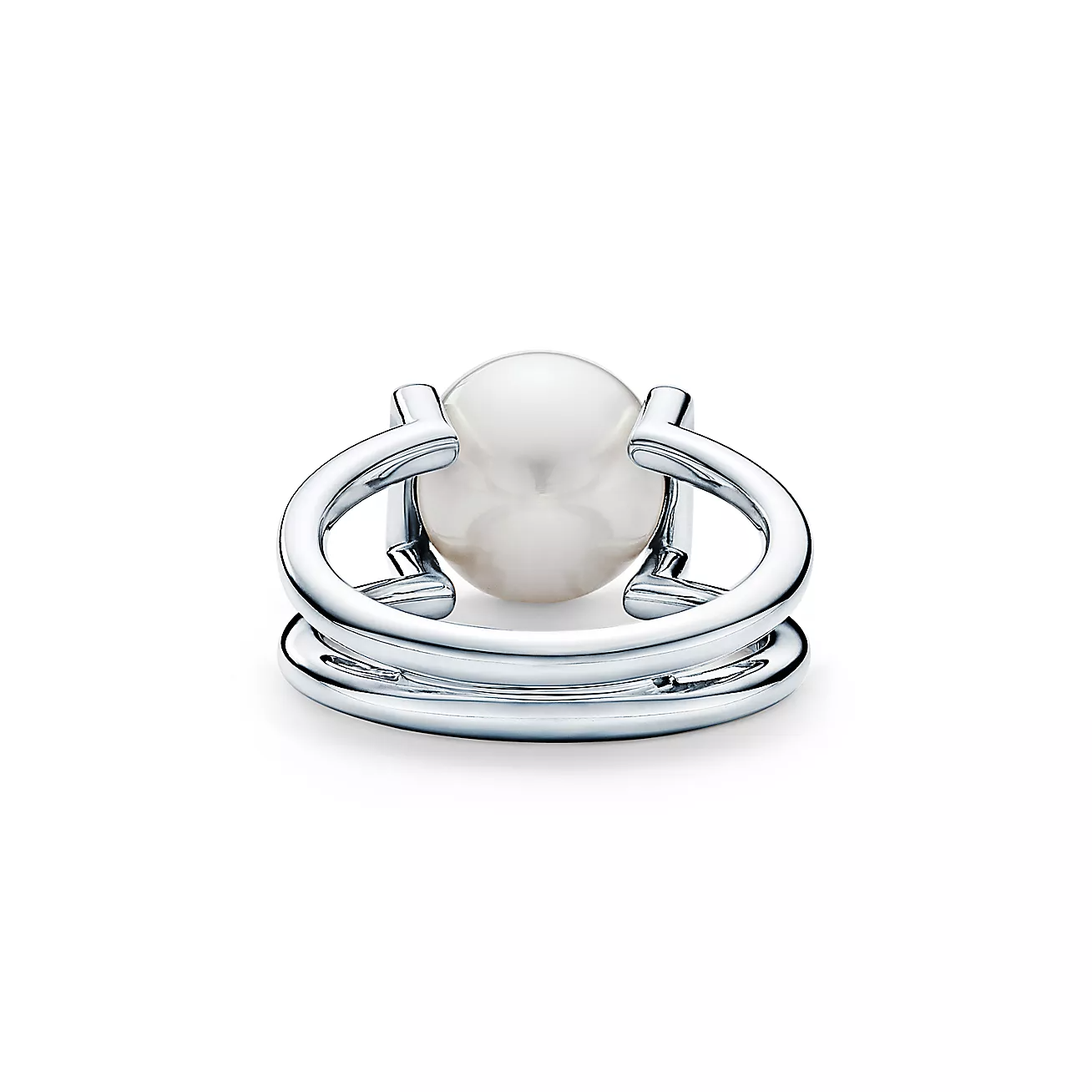 TIFFANY FRESHWATER PEARL SILVER RING