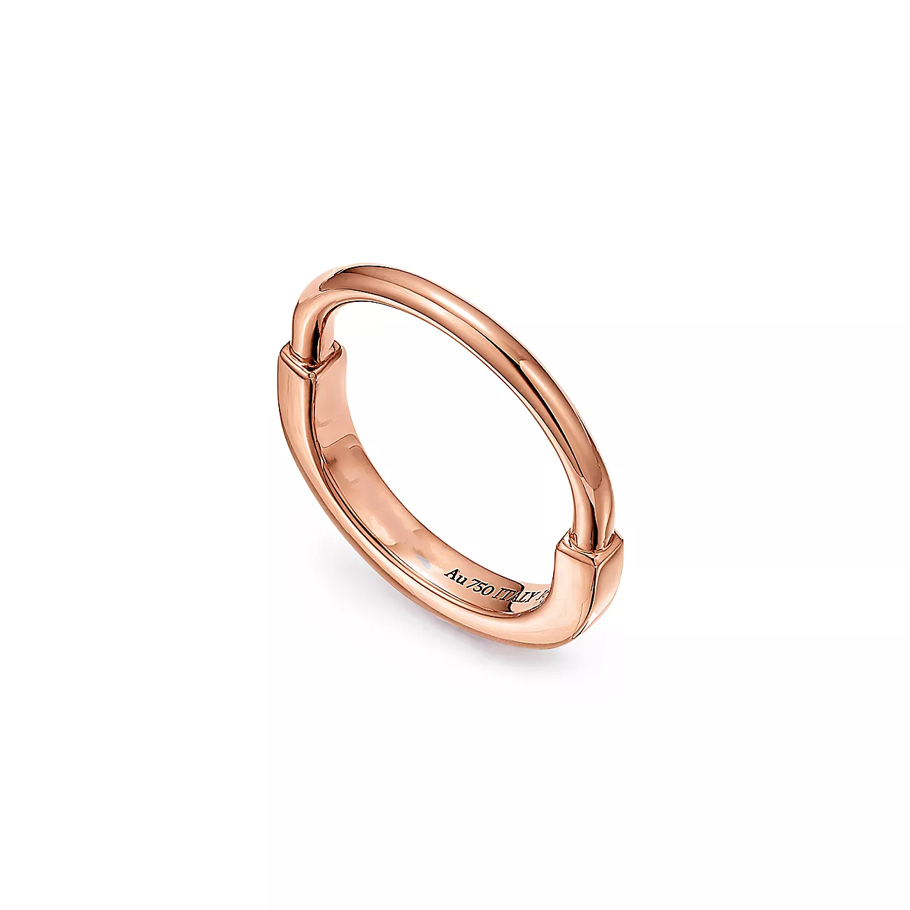 TIFFANY LOCK RING PINK GOLD