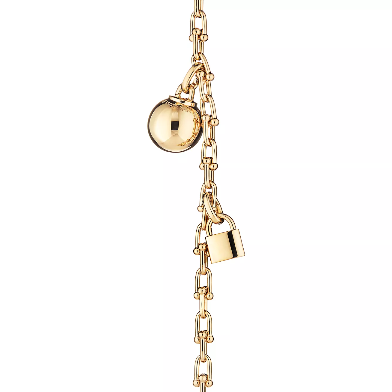 TIFFANY HARDWEAR SMALL WRAP GOLD BRACELET