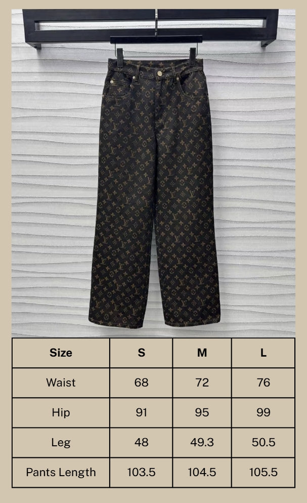 LOUIS VUITTON LV Monogram Denim Set