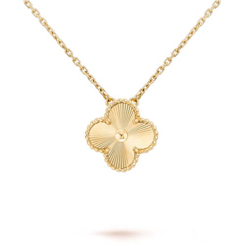 Van Cleef & Arpels CLOVER MEDIUM GOLD NECKLACE