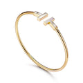 TIFFANY T BRACELET 1.8MM MOP PINK GOLD