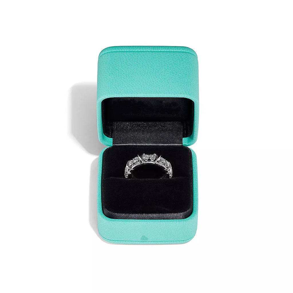 TIFFANY SIXTEEN STONE SILVER RING