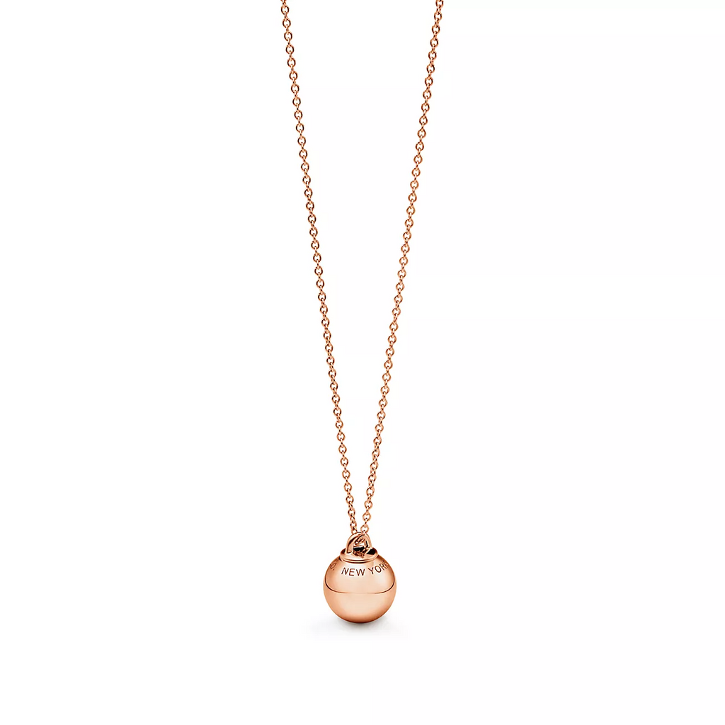 TIFFANY BALL PENDANT 12.75MM NECKLACE