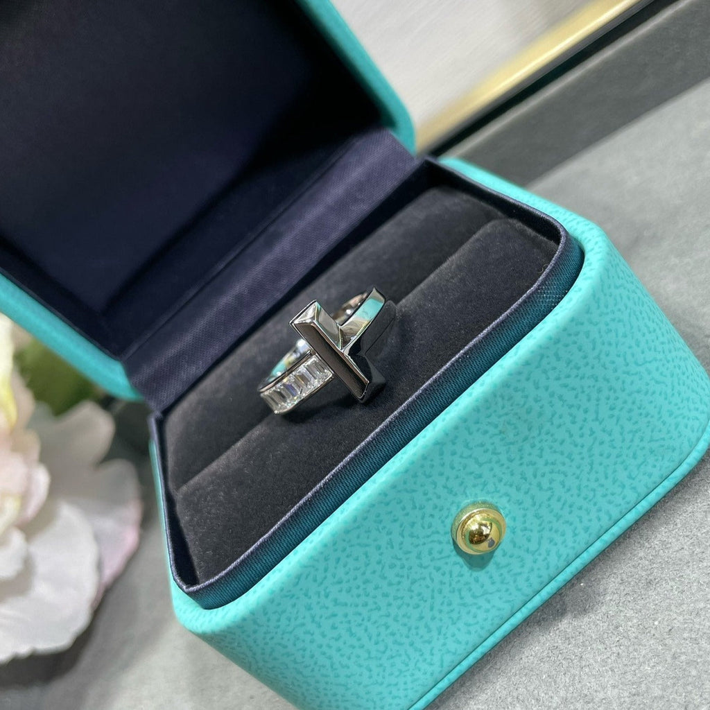 TIFFANY T1 WIDE 4.5MM DIAMOND RING