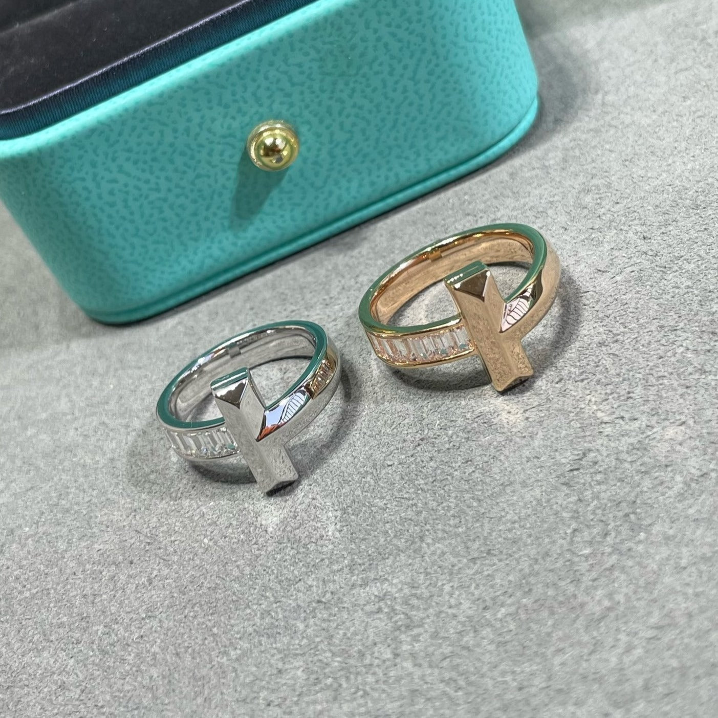 TIFFANY T1 WIDE 4.5MM DIAMOND RING