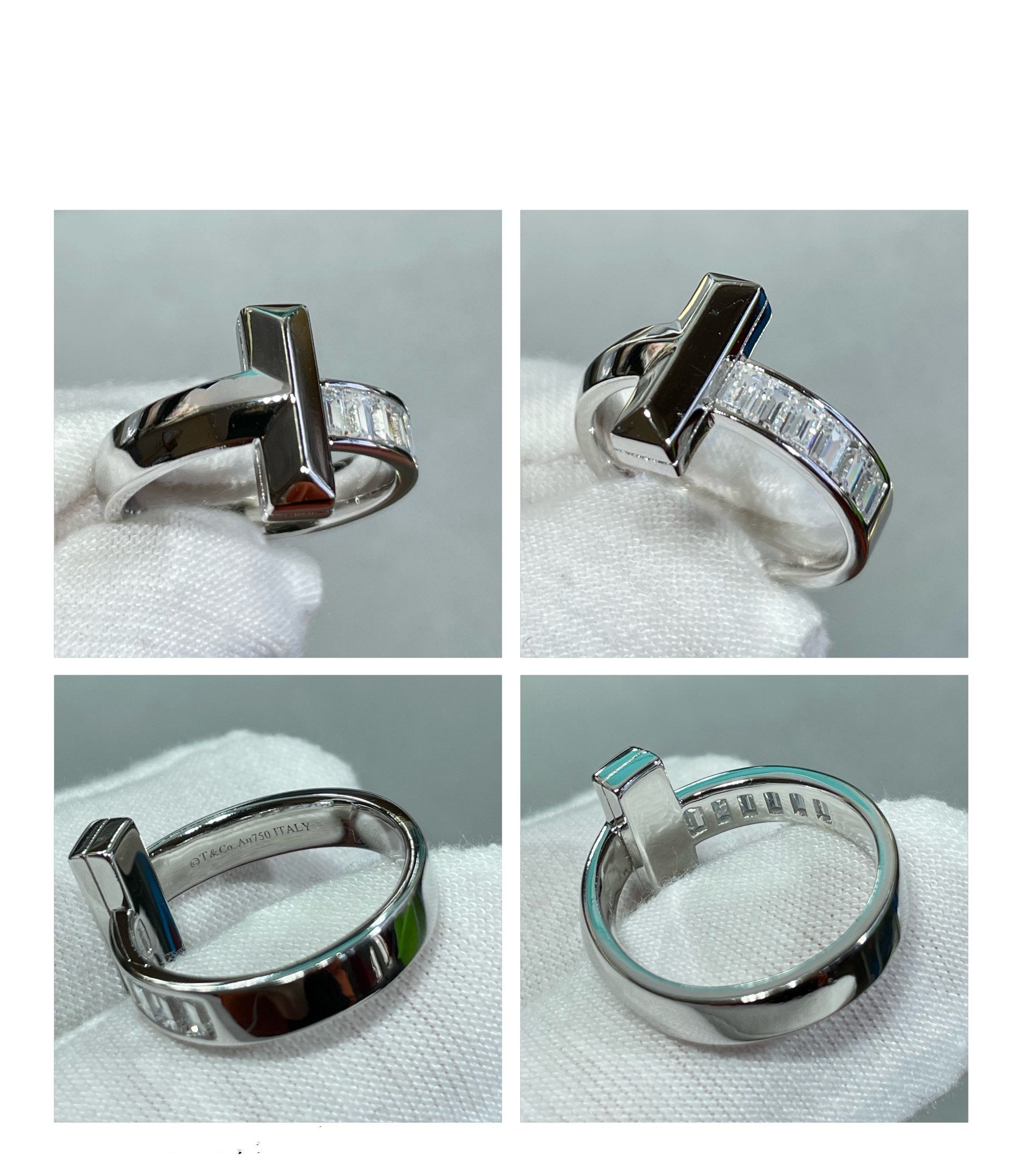 TIFFANY T1 WIDE 4.5MM DIAMOND RING