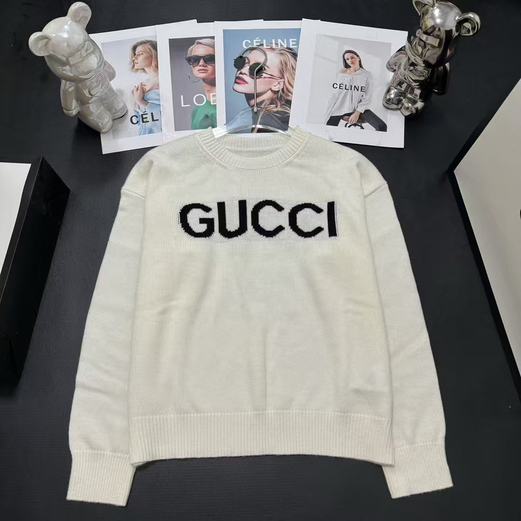 GUCCI Cream Sweater Crewneck