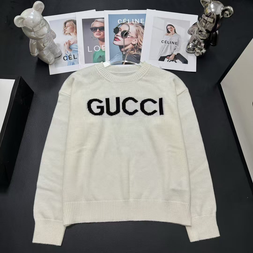 GUCCI Cream Sweater Crewneck