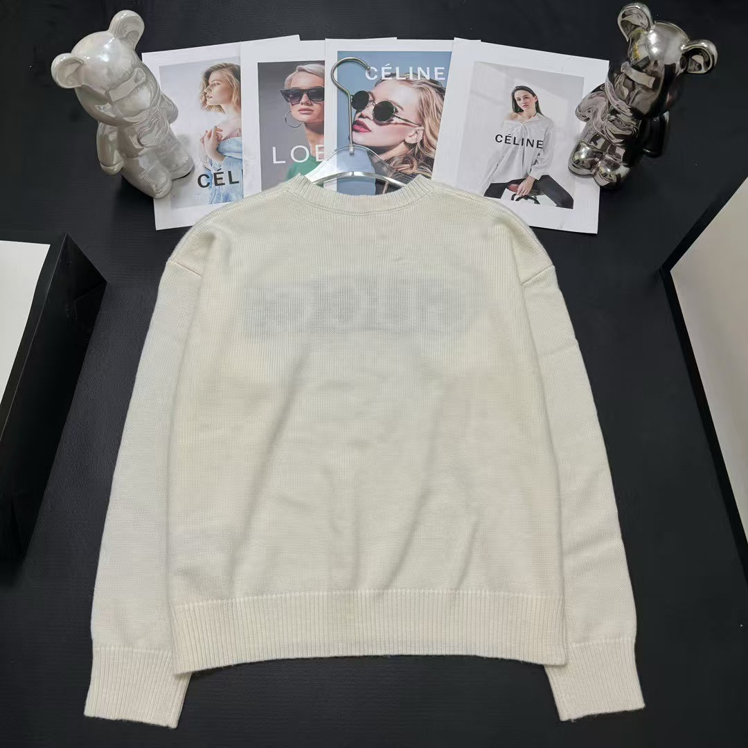 GUCCI Cream Sweater Crewneck
